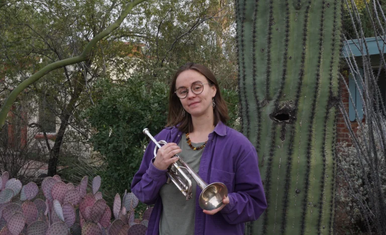 Miranda A. (trumpet) Vertical Photo