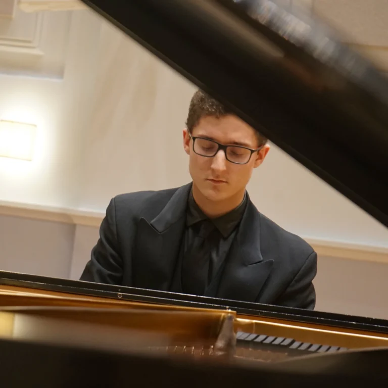 Ryan B. (piano) Vertical Photo