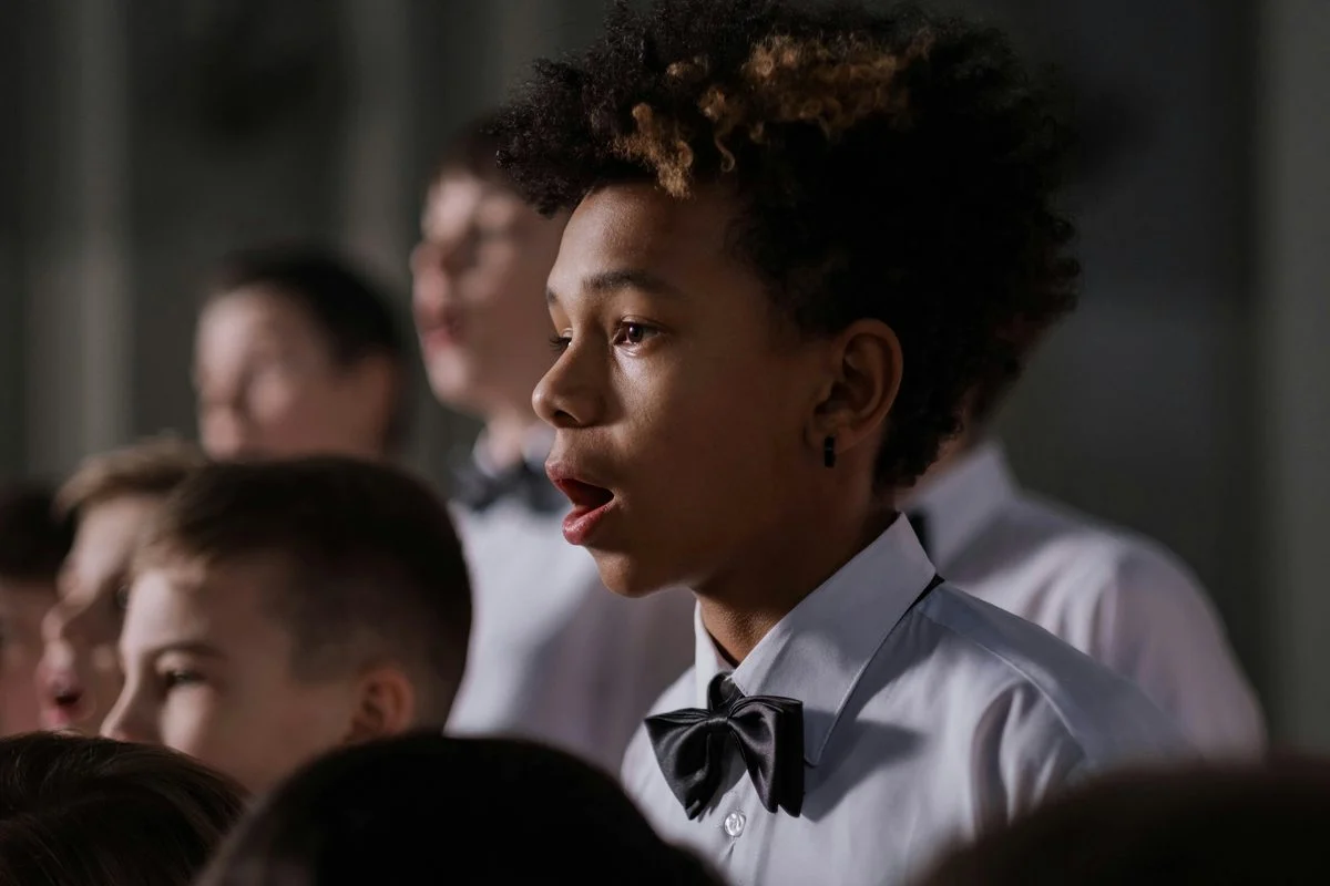 Voice lesson — student practicing tenor technique with an instructor
