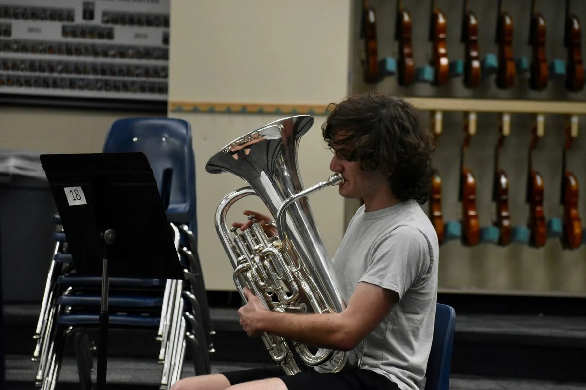 One-on-one euphonium & baritone horn lesson in a home or studio setting